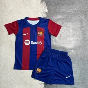 لباس اول بارسلونا 2024 بچه گانه