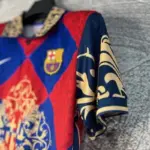 لباس کانسپت یقه دار بارسلونا 2024 (هواداری)