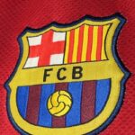 لوگوی بارسا روی لباس اول بارسلونا 2008-2009